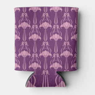 Porta-lata Papel de parede flexível - Design violeta rosa
