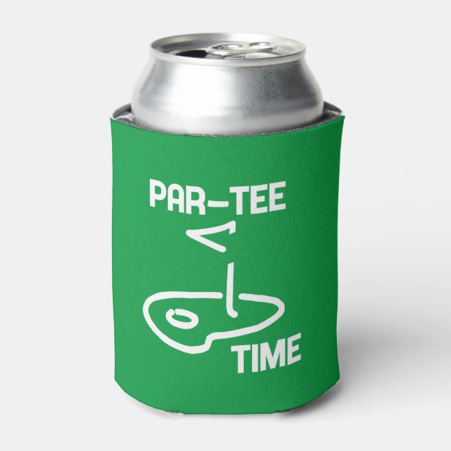 Porta-lata Par-Tee Time White (Can Front)