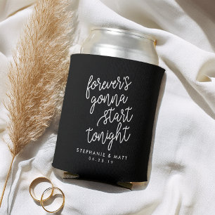 Porta-lata Para sempre casamento personalizado
