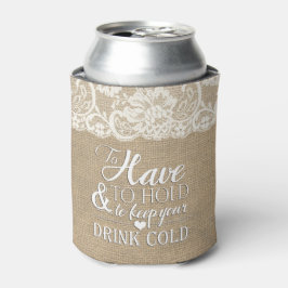 Porta-lata Para ter e manter o Casamento Mongram