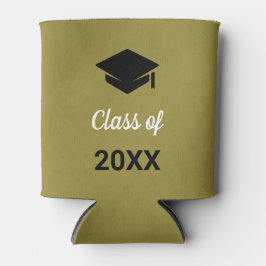 Porta-lata Parabéns Classe De Boné de formatura De Formando D