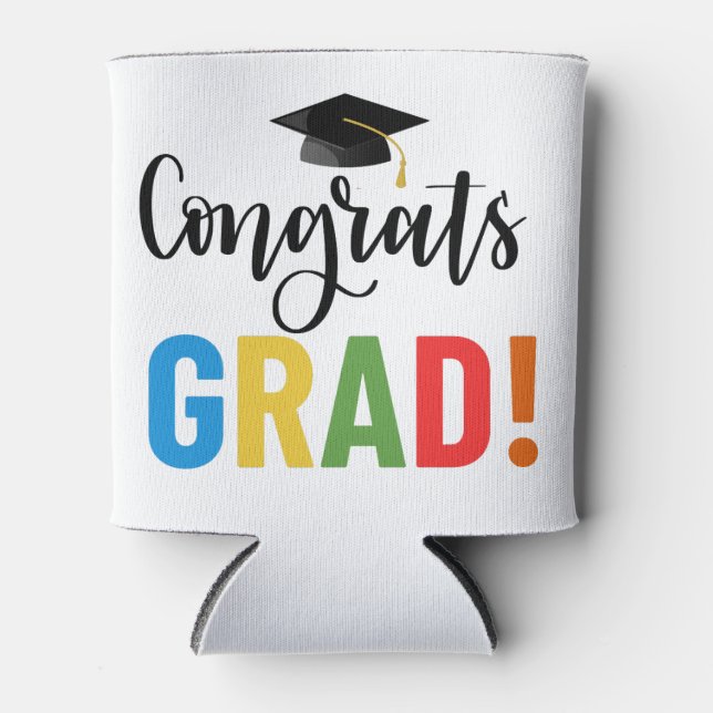 Porta-lata Parabéns Graduado (Frente)