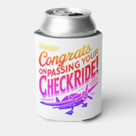 Porta-lata Parabéns por passar na sua checkride!