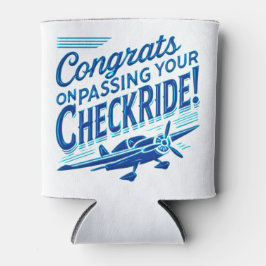 Porta-lata Parabéns por ter passado o cheque!