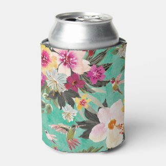 Porta-lata PARAÍSO DE BEija-FLOR Floral