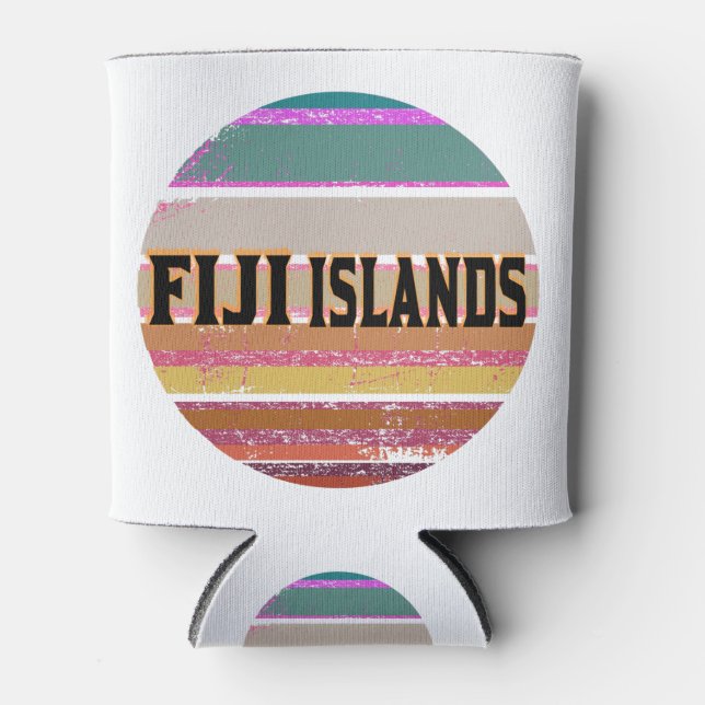 Porta-lata Paraíso nas Ilhas Fiji (Frente)