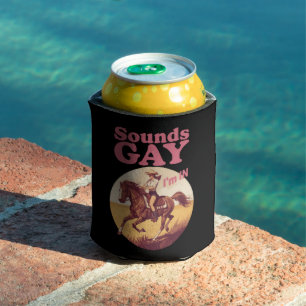 Porta-lata Parece Gay Estou Orgulhoso do Progresso do Orgulho