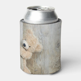Porta-lata Parede de Madeira Rústica De Urso Bastante Enchido