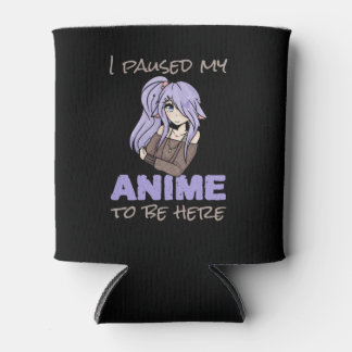 Porta-lata Parei Meu Anime Para Estar Aqui Animação Otaku Jap