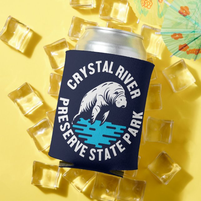 Porta-lata Parque Estadual da Reserva de Crystal River (Verão in situ)