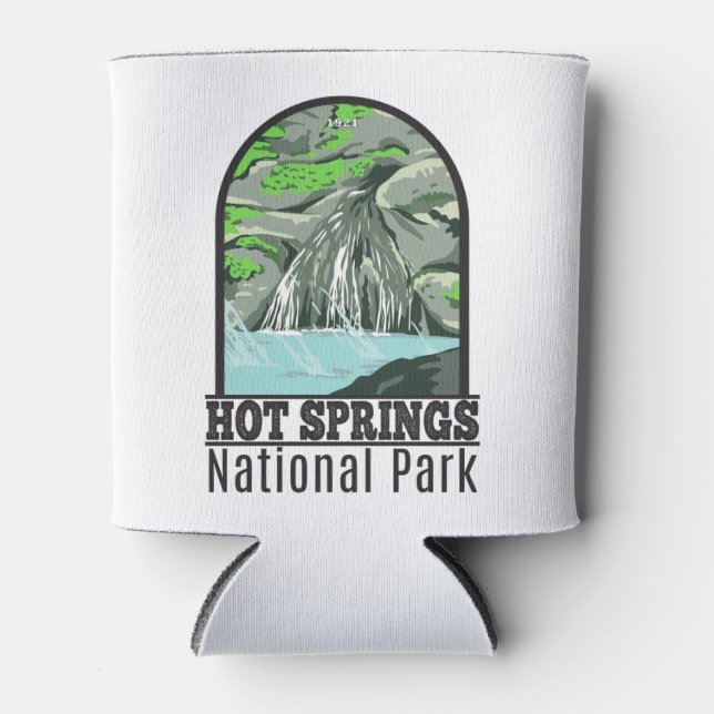 Porta-lata Parque Nacional dos Primaveras Quentes - Arkansas  (Frente)