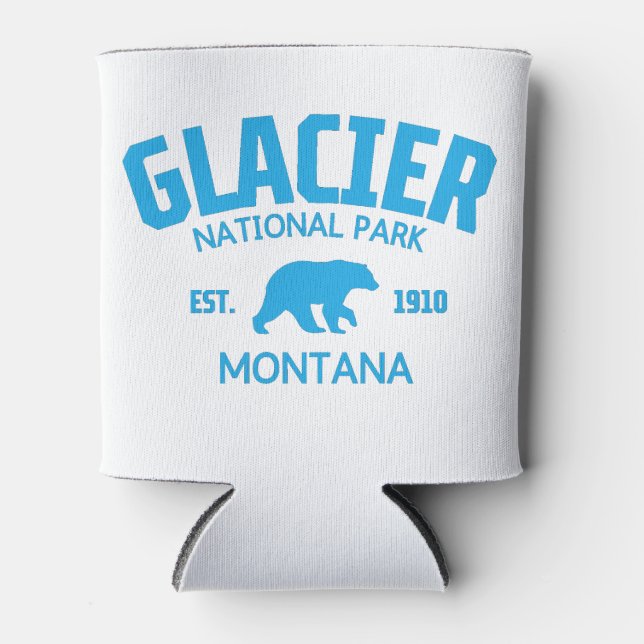 Porta-lata Parque Nacional Glacier (Frente)