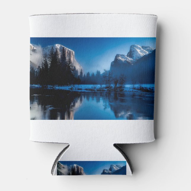 Porta-lata Parque Nacional Yellowstone no inverno (Frente)