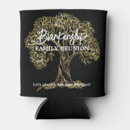 Porta-lata Partido da Reunião da Família Dourada em Árvore, e