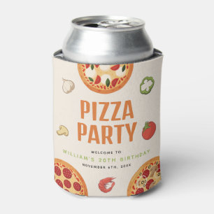 Porta-lata Partido de Pizza Moderno e Italiano