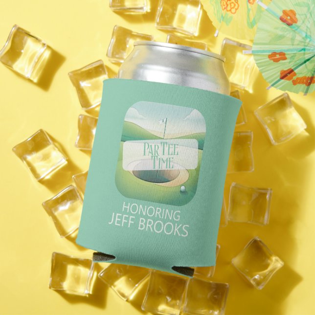 Porta-lata Partido Verde do Tema Golf (Verão in situ)