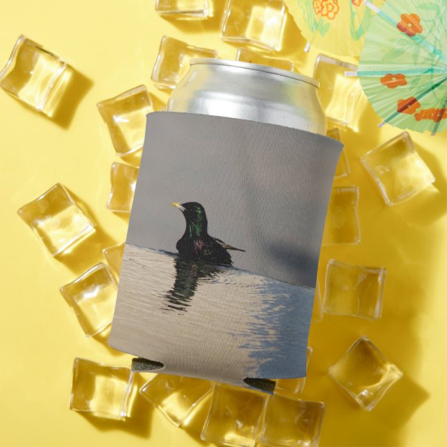 Porta-lata Pássaro na Borda das Águas (Verão in situ)