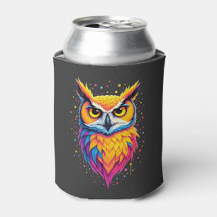 Porta-lata Pássaro Nocturnal trabalho de arte Coruja