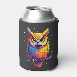 Porta-lata Pássaro Nocturnal trabalho de arte Coruja