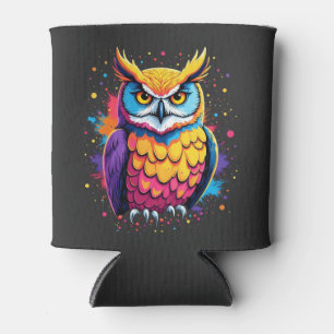 Porta-lata Pássaro Nocturnal trabalho de arte Coruja
