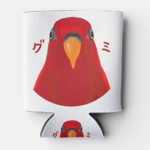 Porta-lata Pássaro vermelho "GUMI"