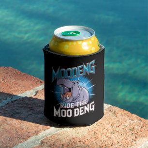 Porta-lata Passeio de Hipopótamo MOO DENG O MOO DENG