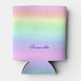 Porta-lata Pastel Ombre Rainbow