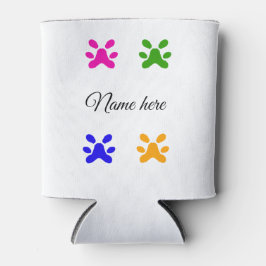 Porta-lata Pata de cão Pato colorido animal de companhia acre