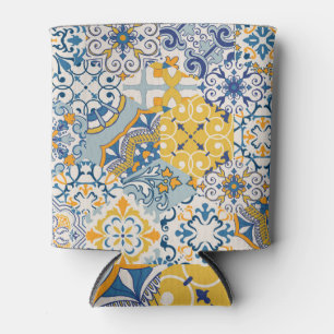 Porta-lata Patchwork islâmico: Azulejo da Bateria Majolica