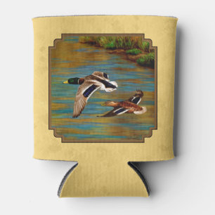 Porta-lata Patos Selvagens Voadores Amarelos