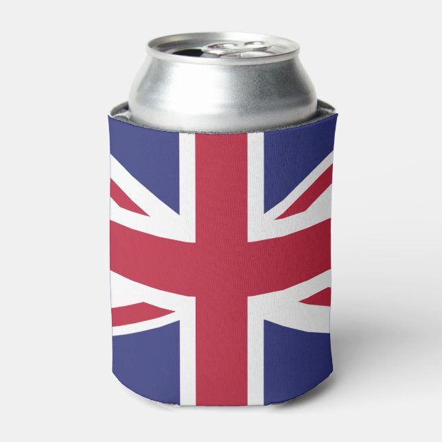 Porta-lata Patriotic United Kingdom Flag Can Cooler (Can Front)