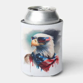 Porta-lata Patriótica Bald Eagle 4 De Julho