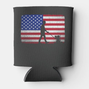 Porta-lata Patriótica de Bandeira Americana de Finisher Concr