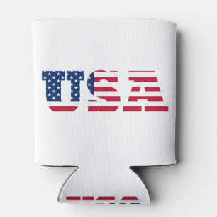 Porta-lata Patriótico de Bandeira dos EUA