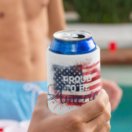 Porta-lata Patriótico | Orgulho Para Os Americanos | Pavilhão