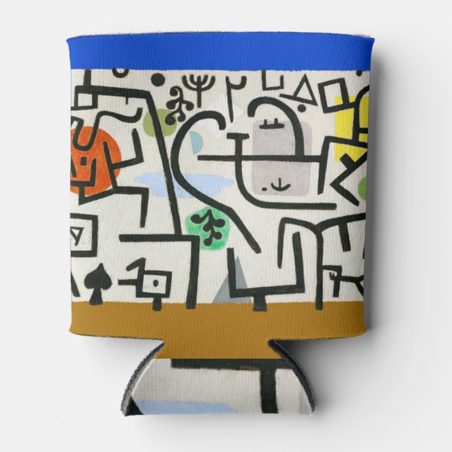 Porta-lata Paul Klee Rich Port Harbor Abstrato (Frente)
