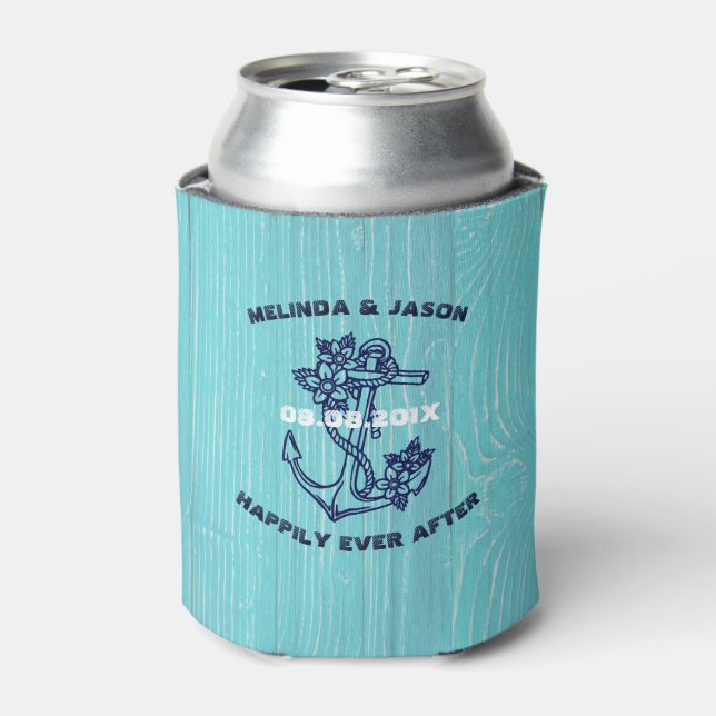 Porta-lata Pavimentos de Madeira Azuis Anchor Náutico Azul Es (Can Front)