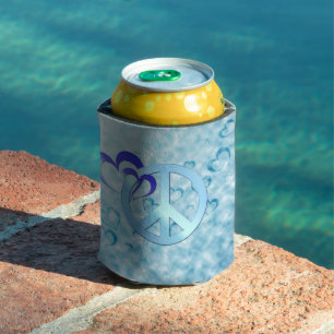 Porta-lata Paz azul