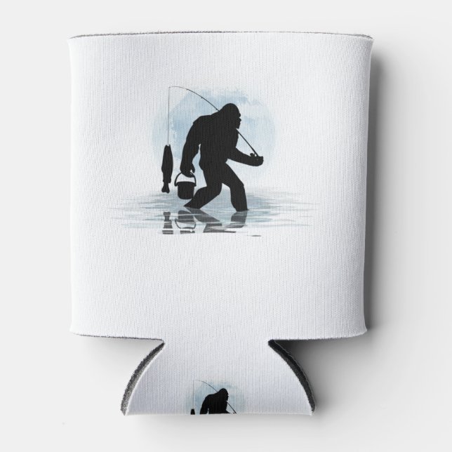 Porta-lata Pé Grande A Pescar Pé Grande Sasquatch (Frente)