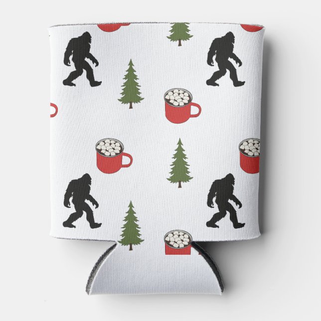 Porta-lata Pé Grande, Cacau Quente, Árvore De Pinheiro, Exter (Frente)