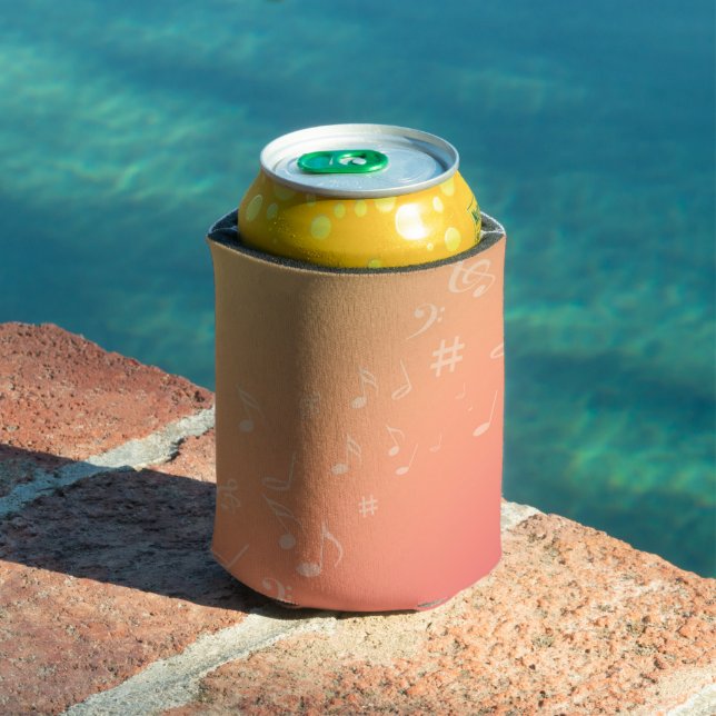 Porta-lata Peach Music (Piscina in situ)