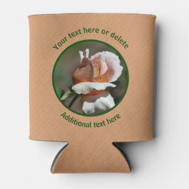 Porta-lata Peach Rosebud Personalizado