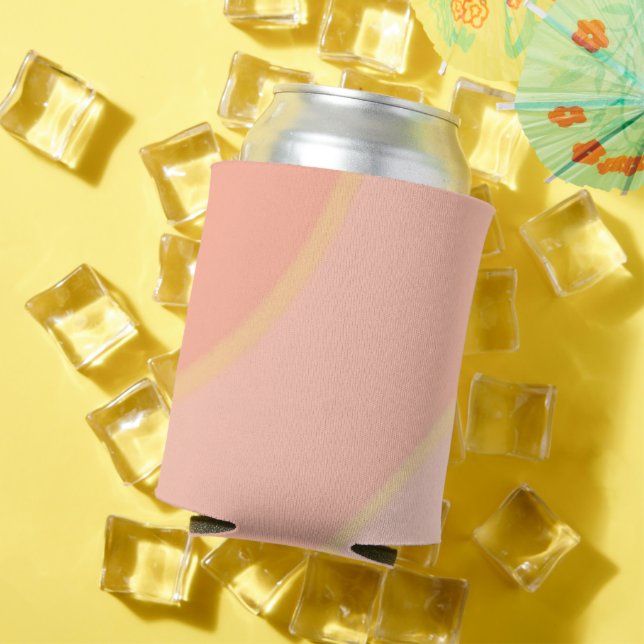 Porta-lata Peach Swirls Cooler (Verão in situ)