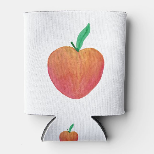 Porta-lata Peach Watercolor (Frente)