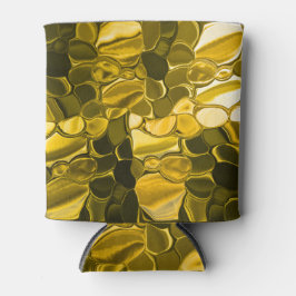 Porta-lata Peças douradas - gomos de ouro.