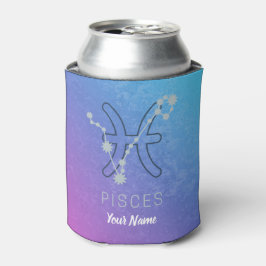 Porta-lata Peixes Constelação de Horoscópio com Sinal de Estr