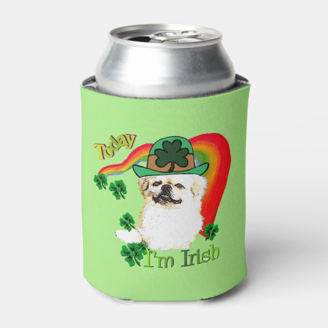 Porta-lata Pekingese St Patricks (Can Front)