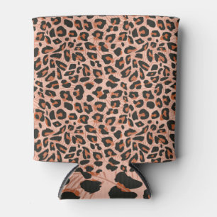 Porta-lata Pele de chita, padrão contínuo vibrante.