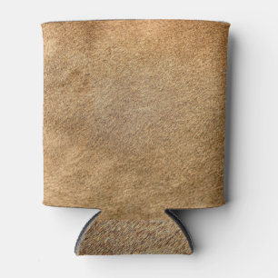 Porta-lata Pele de leão real: textura de pele