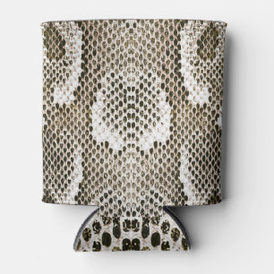 Porta-lata Pele Python: Design de padrão animal